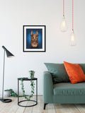 Boston Terrier gifts, Boston Terrier lovers, boston terrier art print, wall decor, boston terrier wall art print,B-Tiki, tiki art, tiki gift