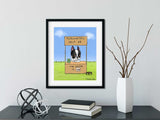 Boston Terrier psychologist, Boston Terrier gifts, Boston Terrier lovers, boston terrier art print, wall decor, the doctor is in