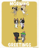 Teacher gift, classroom greetings, dog wall art print, school house dog art, teacher posters, teacher classroom art, infographics