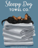Dachshund Bath Towel, dachshund gifts, dachshund lovers, dachshund art print, wall decor, laundry room art print