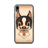 Halloween boston terrier iPhone Case