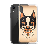 Halloween boston terrier iPhone Case
