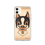Halloween boston terrier iPhone Case