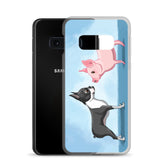 Boston terrier and Pig Samsung Case