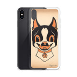 Halloween boston terrier iPhone Case
