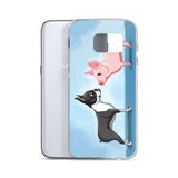 Boston terrier and Pig Samsung Case