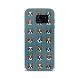 Black and red boston terrier blazes Samsung Case