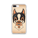 Halloween boston terrier iPhone Case