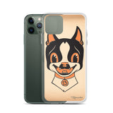 Halloween boston terrier iPhone Case