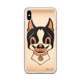 Halloween boston terrier iPhone Case