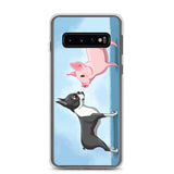 Boston terrier and Pig Samsung Case