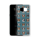 Black and red boston terrier blazes Samsung Case