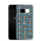 Black and red boston terrier blazes Samsung Case
