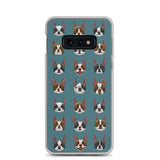 Black and red boston terrier blazes Samsung Case