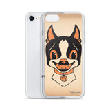 Halloween boston terrier iPhone Case