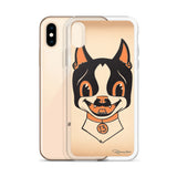 Halloween boston terrier iPhone Case
