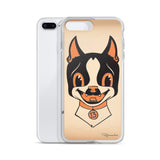 Halloween boston terrier iPhone Case