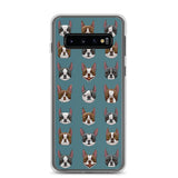 Black and red boston terrier blazes Samsung Case