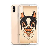 Halloween boston terrier iPhone Case