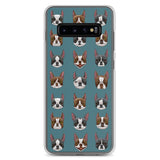 Black and red boston terrier blazes Samsung Case
