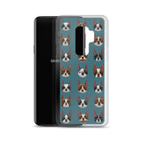 Black and red boston terrier blazes Samsung Case