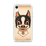 Halloween boston terrier iPhone Case