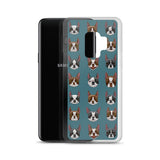 Black and red boston terrier blazes Samsung Case