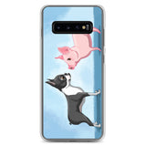 Boston terrier and Pig Samsung Case