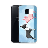 Boston terrier and Pig Samsung Case