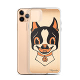 Halloween boston terrier iPhone Case