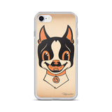 Halloween boston terrier iPhone Case
