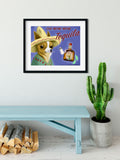 Chihuahua Tequila art print chi wow wow