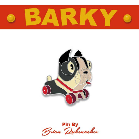 Boston terrier Barky pin