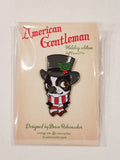 American Gentleman Christmas pin