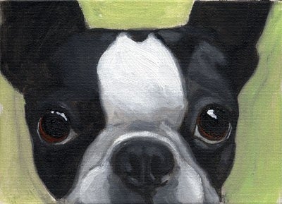 Boston terrier gift, boston terrier art, dog art gift, dog lover art print, boston terrier lover wall decor