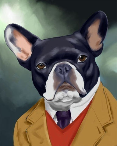 French bulldog gift /French Bulldog art print / Frenchie painting