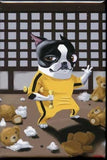Kung Fu Game of Death - Boston Terrier dog art