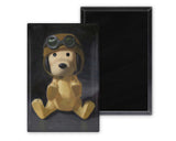 Flying Ace - Snoopy dog art magnet, snoopy gift, snoopy style dog toy painting magnet