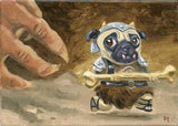 Pug art, The Ultimate Pug Star Wars Dog Art Print Set, Pug gift, star wars art gift, Pug wall art home decor, star wars decor