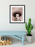 Chihuahua gift, old west Chihuahua Art, Print by Brian Rubenacker, Chihuahua wall art print, Chihuahua cowboy