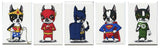 Boston terrier gift, Boston Terrier Justice League Magnet Set, Boston Terrier gift, Boston Terrier magnets, justice league magnet