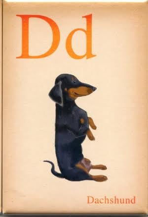 Dachshund gift, dachshund art, dachshund fridge magnet, Dogs A-Z: Dachshund, kitchen magnet decor