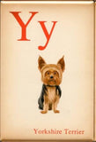 Yorkie gift, yorkshire terrier gift, Dogs A-Z: Yorkshire Terrier, yorkie lover, yorkie magnet, yorkie art