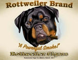 Rottweiler gift, Rottweiler dog art cigar print, Rottweiler wall art print, Rottweiler dog art decor