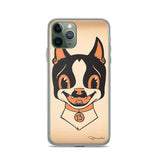 Halloween boston terrier iPhone Case