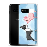 Boston terrier and Pig Samsung Case